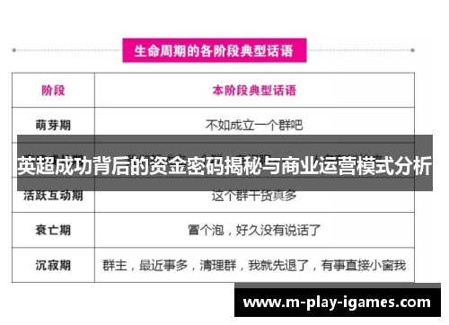 英超成功背后的资金密码揭秘与商业运营模式分析